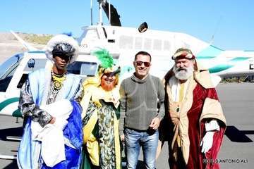 La magia de los Reyes Magos aterriza en Telde (Foto Antonio Alí y TA)